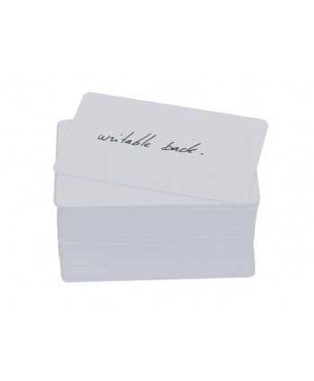 Cartes PVC avec verso...